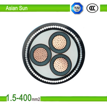 Cable de cinta de acero blindado cable de 0.6/1kv 3 Core